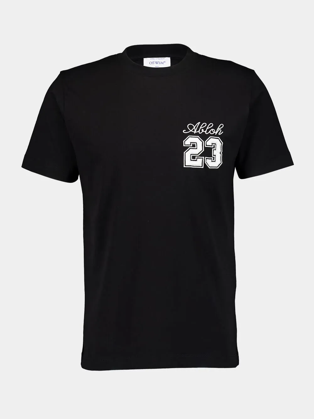 23 Embroidered Black T-Shirt