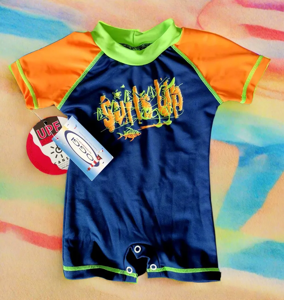 466 Baby Sunsuit, Graffiti - CLEARANCE