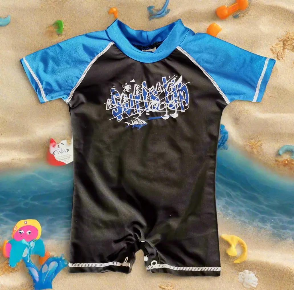 466 Baby Sunsuit, Graffiti - CLEARANCE