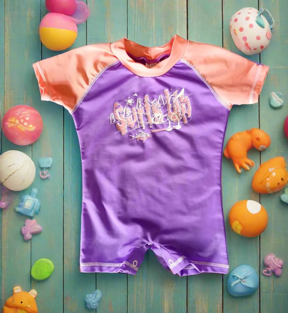 466 Baby Sunsuit, Graffiti - CLEARANCE