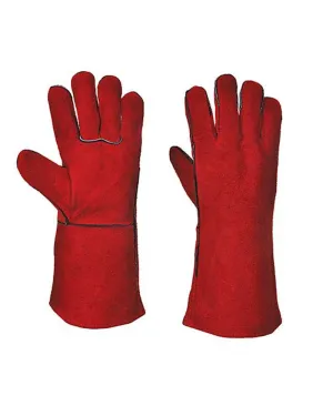 (6/Case) Portwest Red Welders Gauntlet - X Large