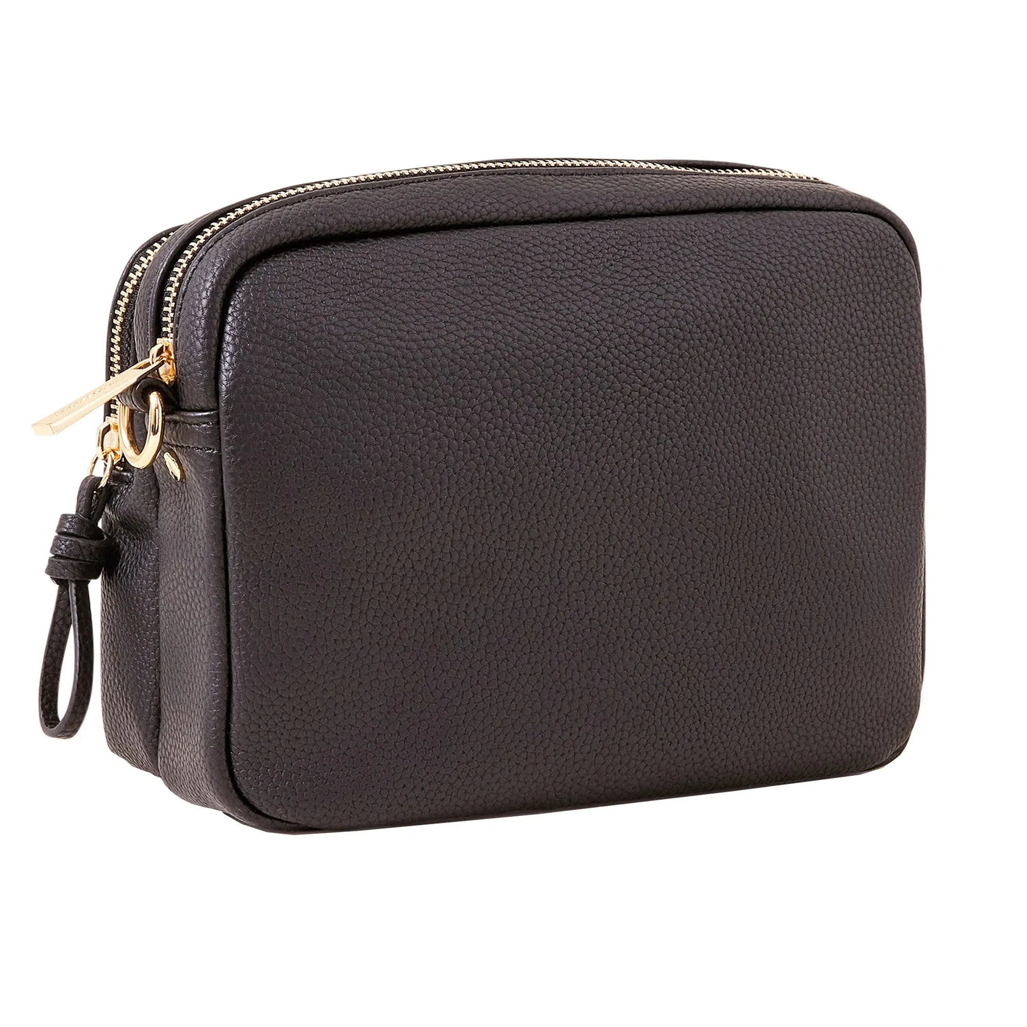 Accessorize London Women's Black Functional Cross-Body Bag Black