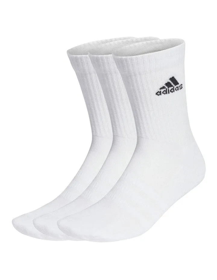 Adidas Crew Sock 3 Pack - White