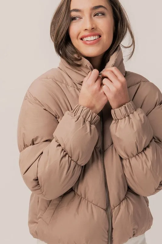 Annika Zip-up Puffer Jacket