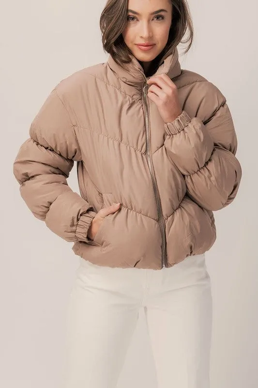 Annika Zip-up Puffer Jacket