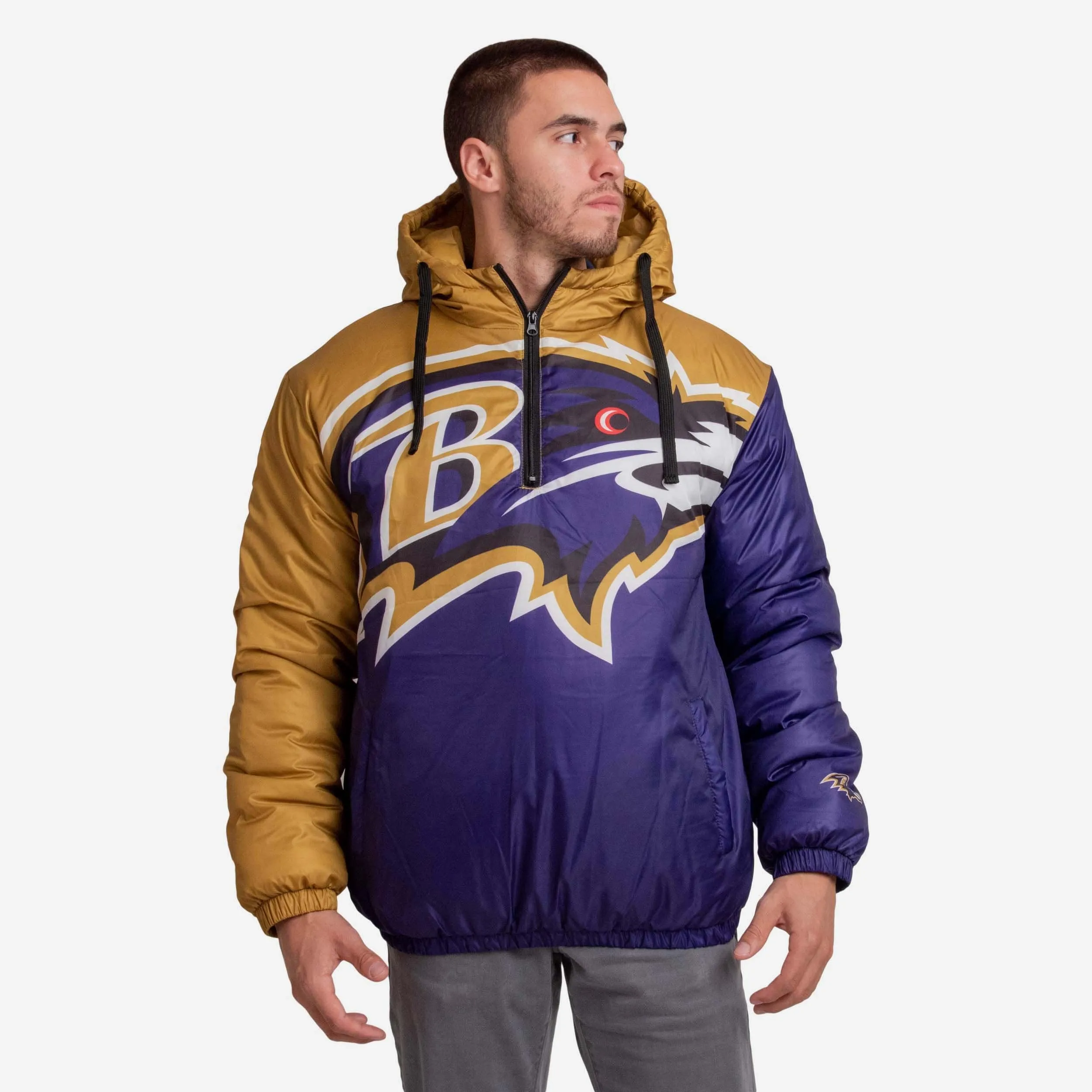 Baltimore Ravens Tundra Puffy Poly Fill Pullover