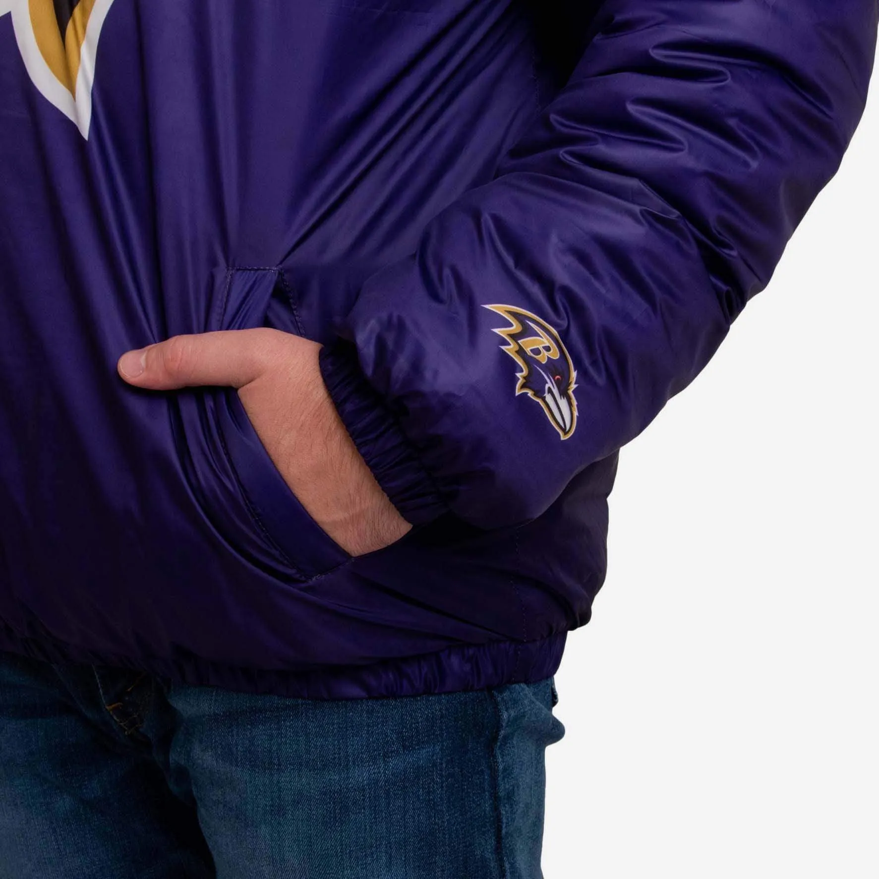 Baltimore Ravens Tundra Puffy Poly Fill Pullover