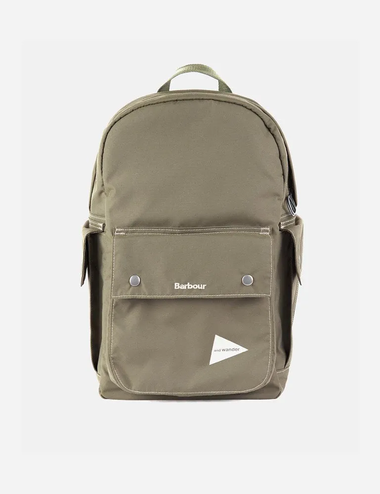 Barbour x And Wander Backpack - Khaki