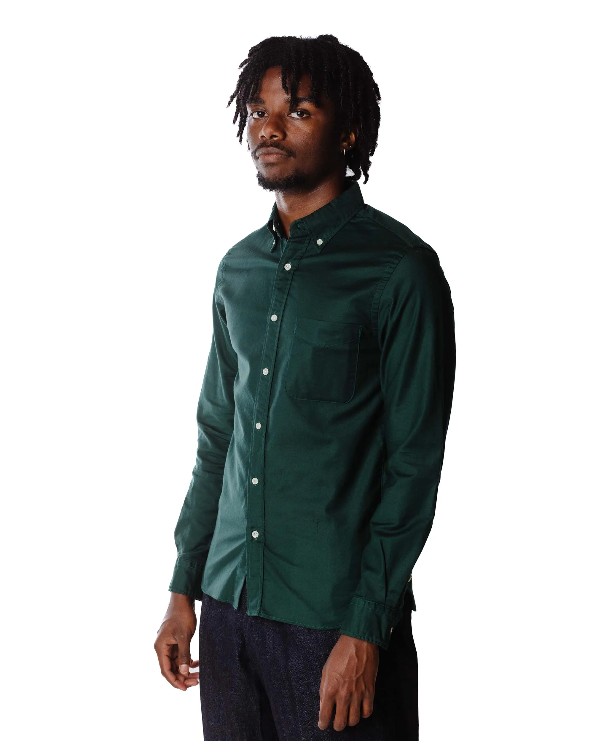 Beams Plus B.D. Colour Oxford Green