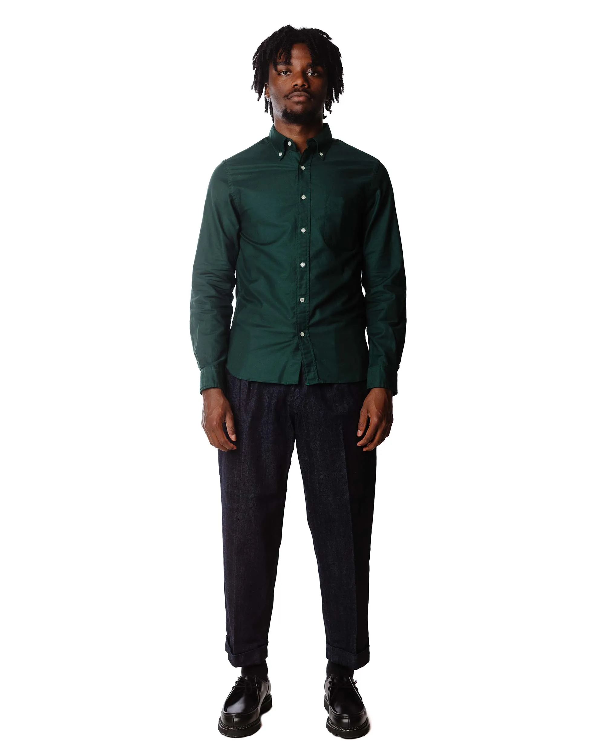 Beams Plus B.D. Colour Oxford Green