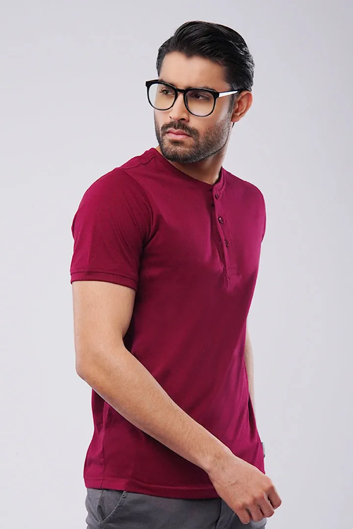 Berry Rush Henley T-shirt