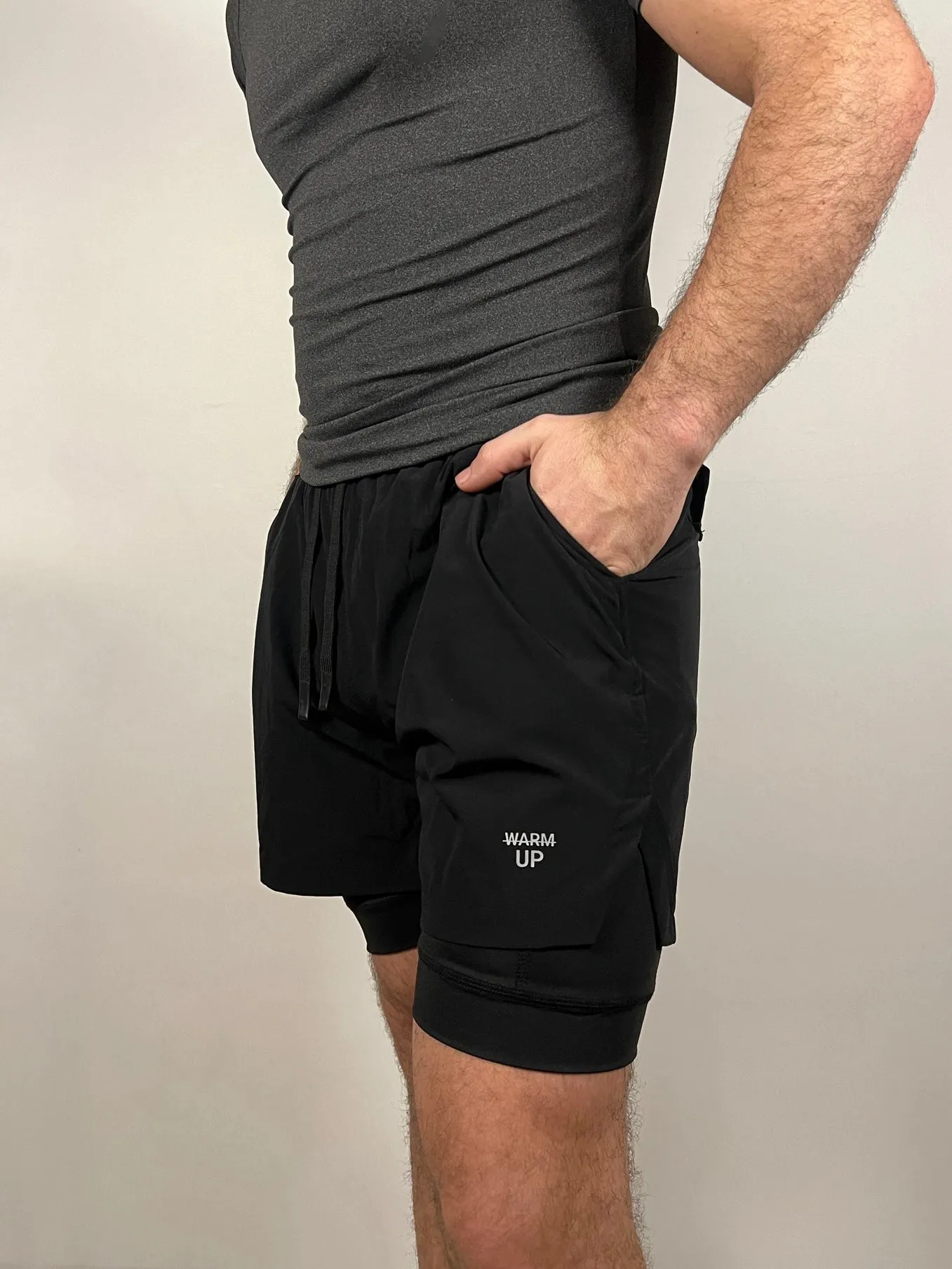 Black/Black performance Shorts