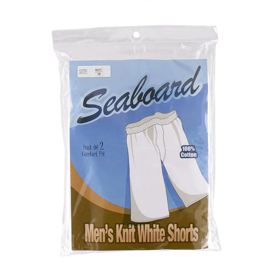 Boys Seaboard 100% Cotton Knit Shorts - 2 Pk.