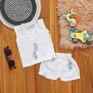 Breathable Muslin Jabla and Shorts Outfit – Adorable Baby Style