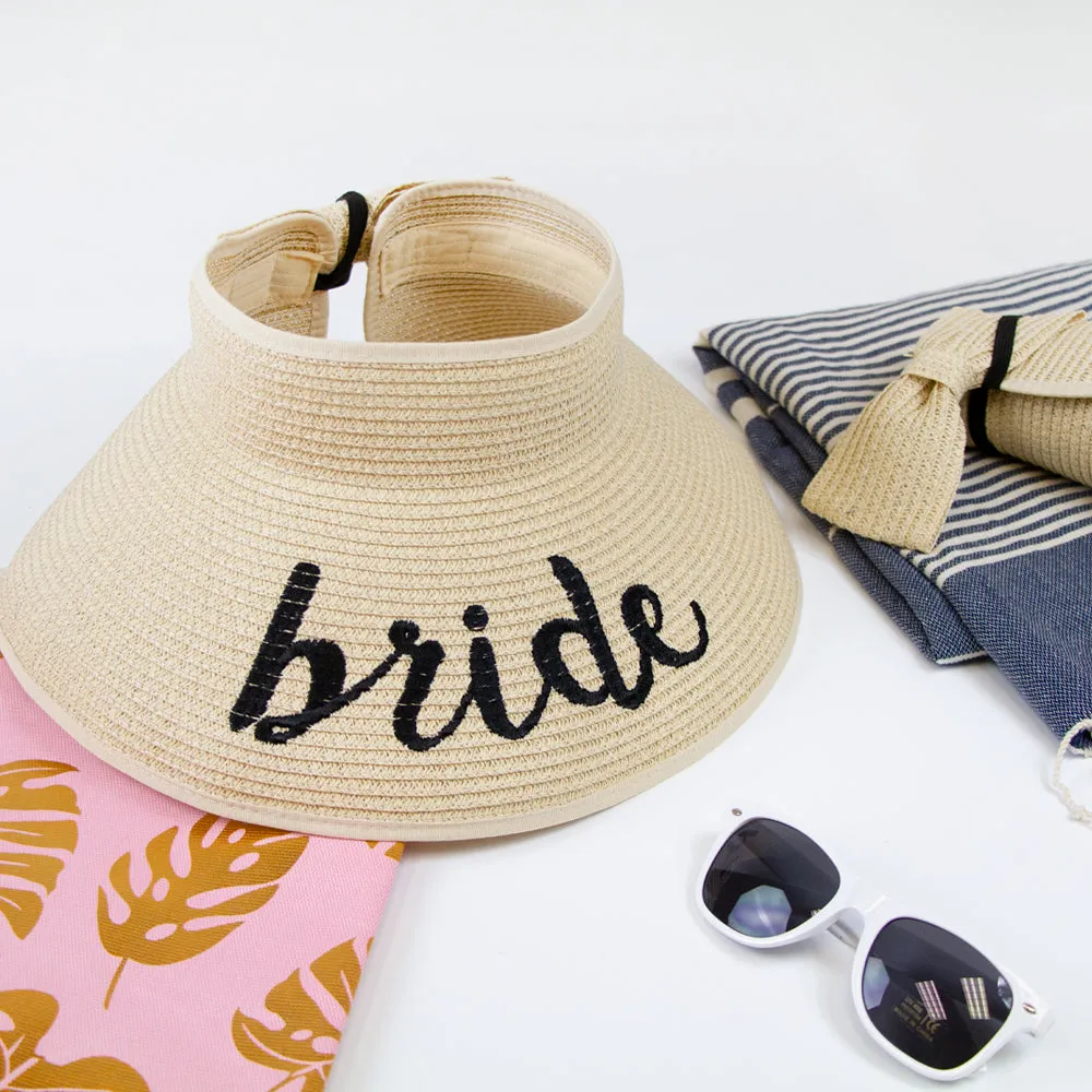 Bride, Bride Tribe Foldable Sun Visors