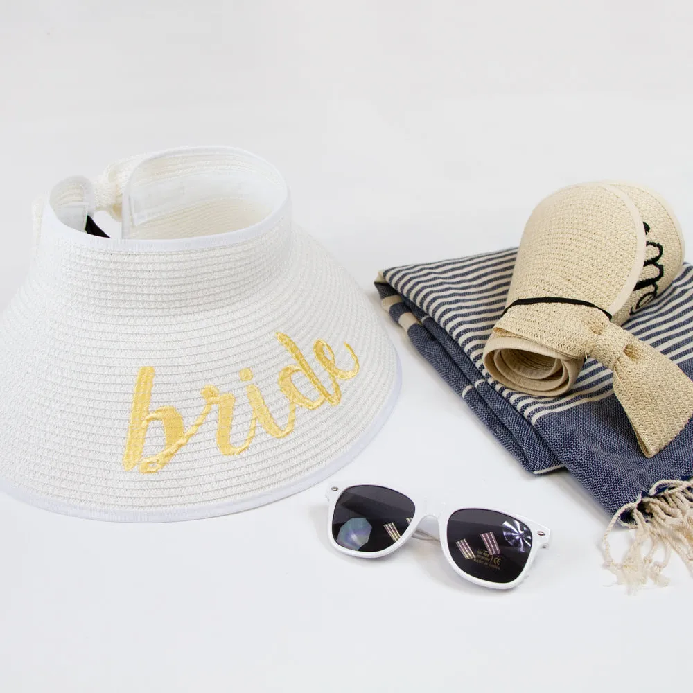 Bride, Bride Tribe Foldable Sun Visors