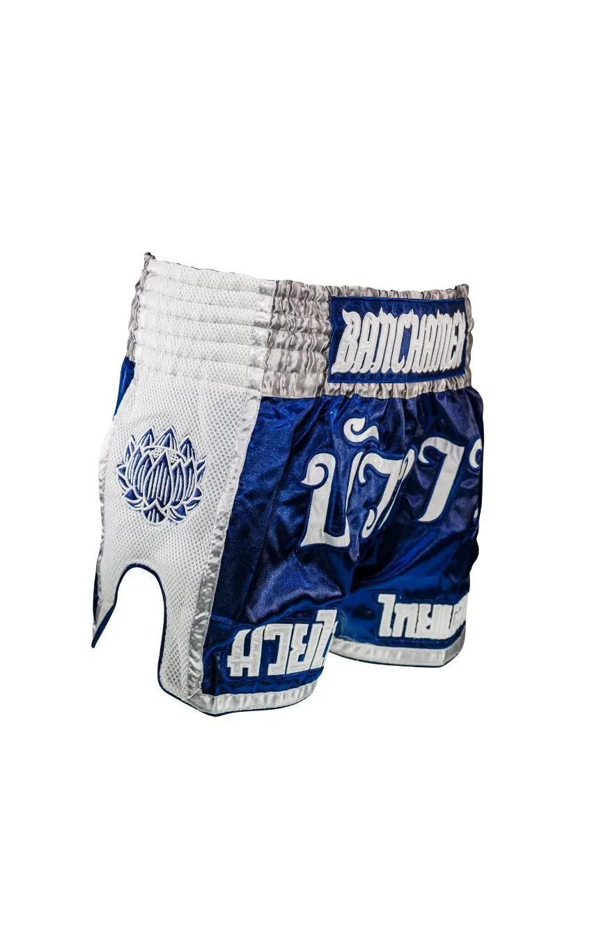 Buakaw Shorts BFG1-3 NAVY/SILVER/WHITE