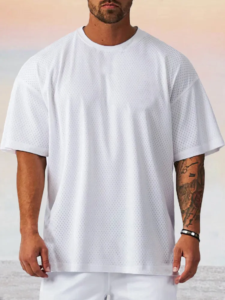 Casual Breathable Mesh T-shirt