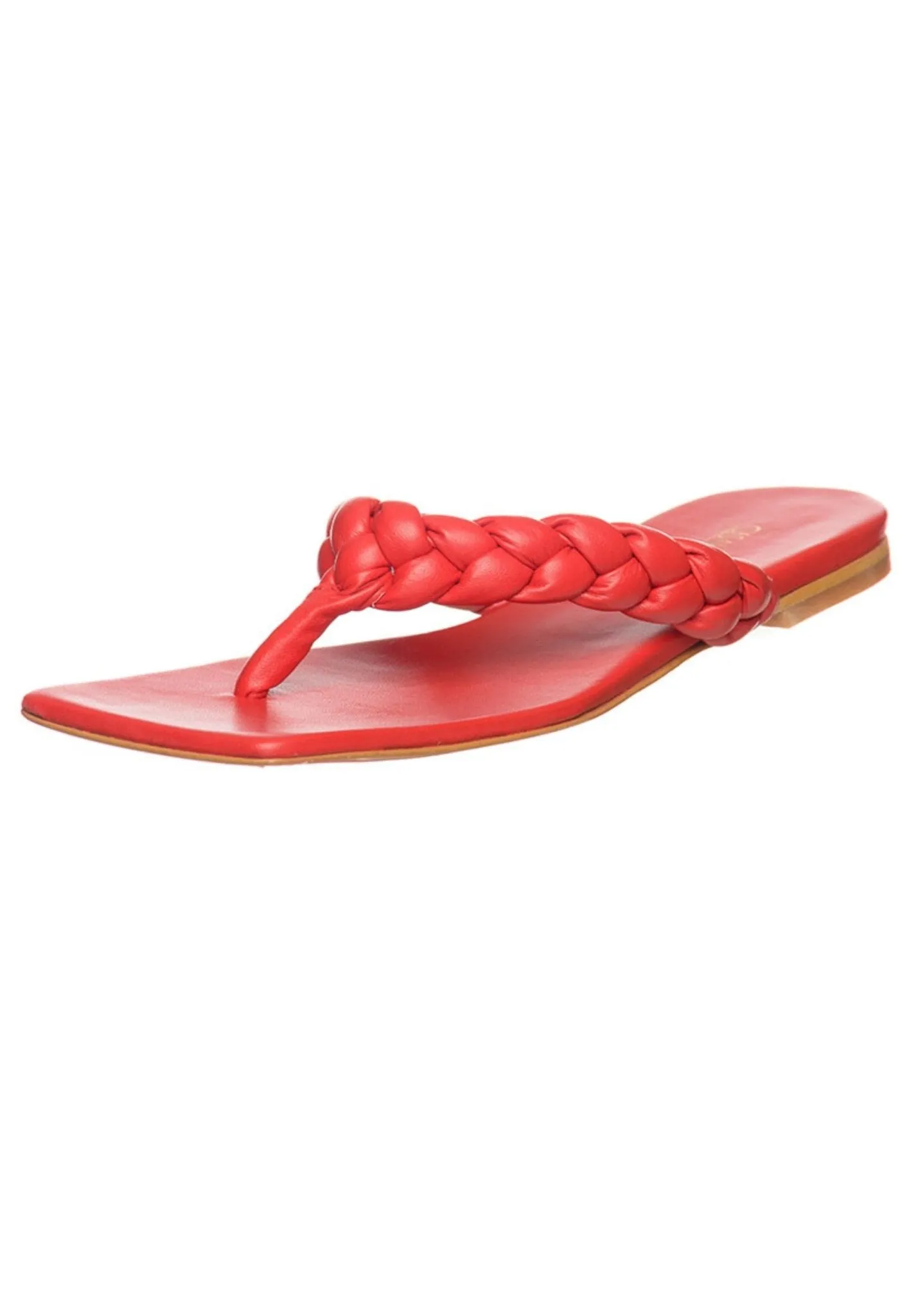 Chic Open Toe Sandals - Red