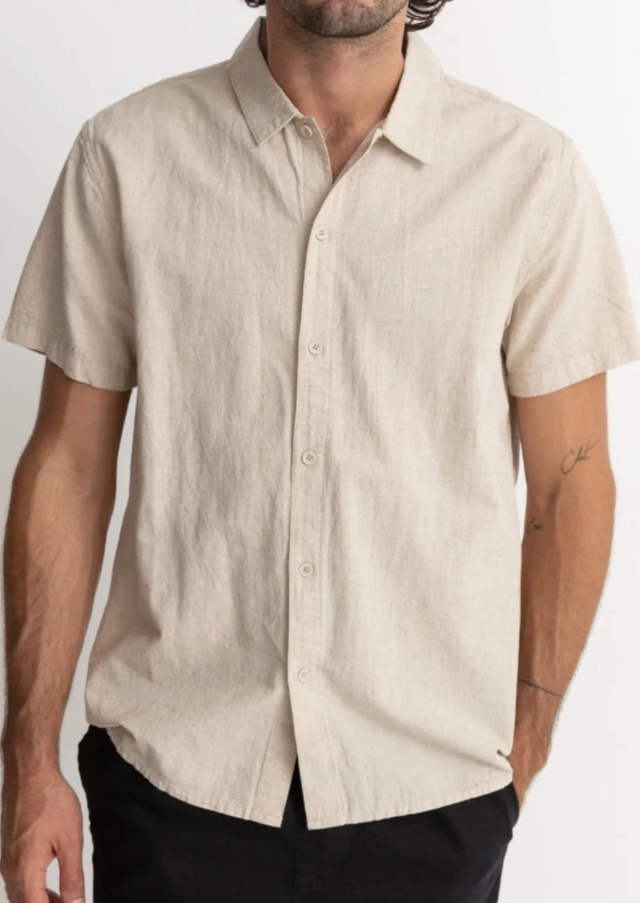 Classic Linen Short-Sleeve Shirt