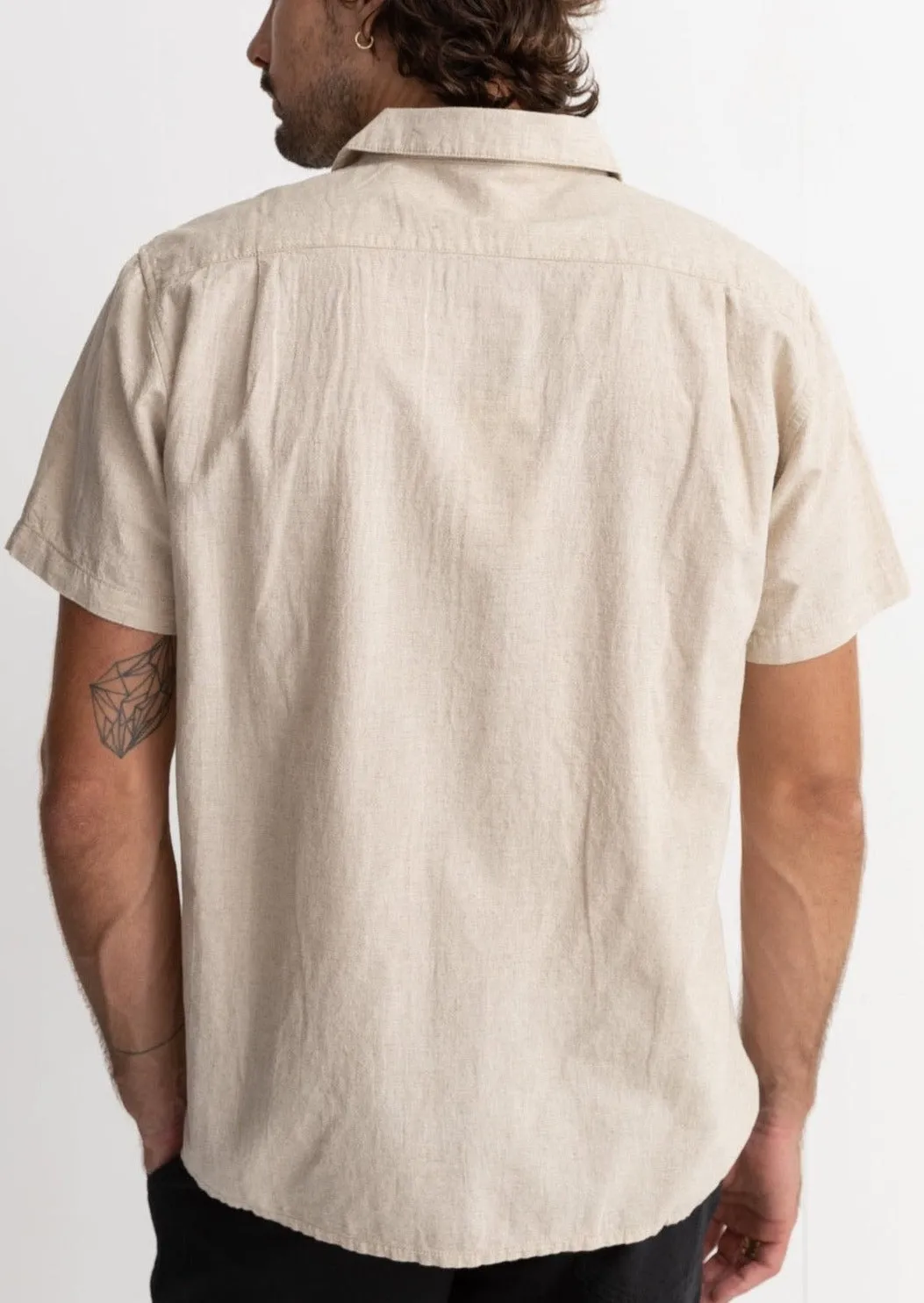 Classic Linen Short-Sleeve Shirt