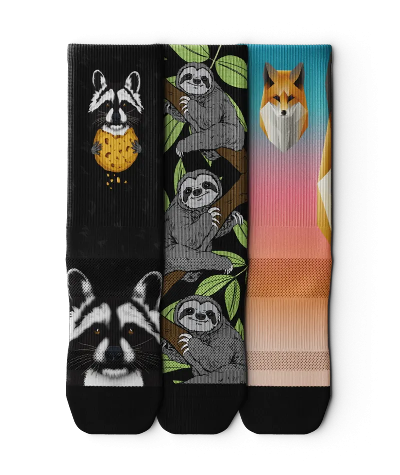 Creatures Crew Socks 3-Pack