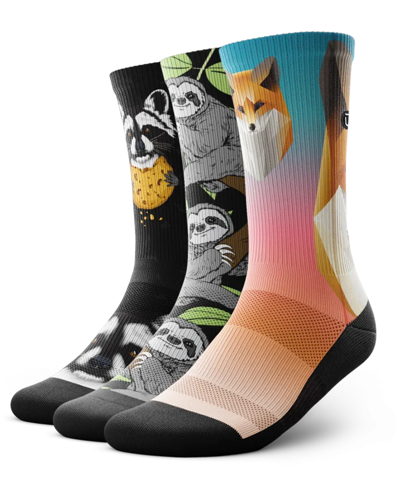 Creatures Crew Socks 3-Pack