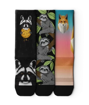 Creatures Crew Socks 3-Pack