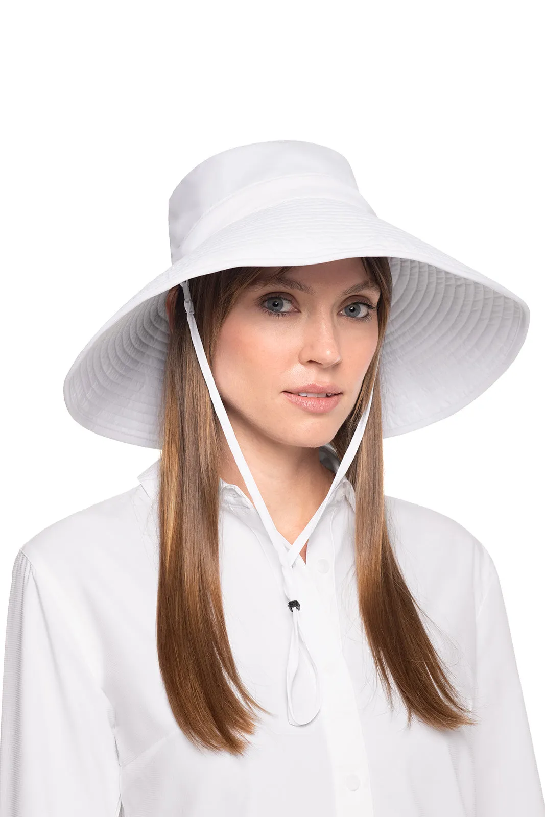 Cyd Travel Beach Hat | White