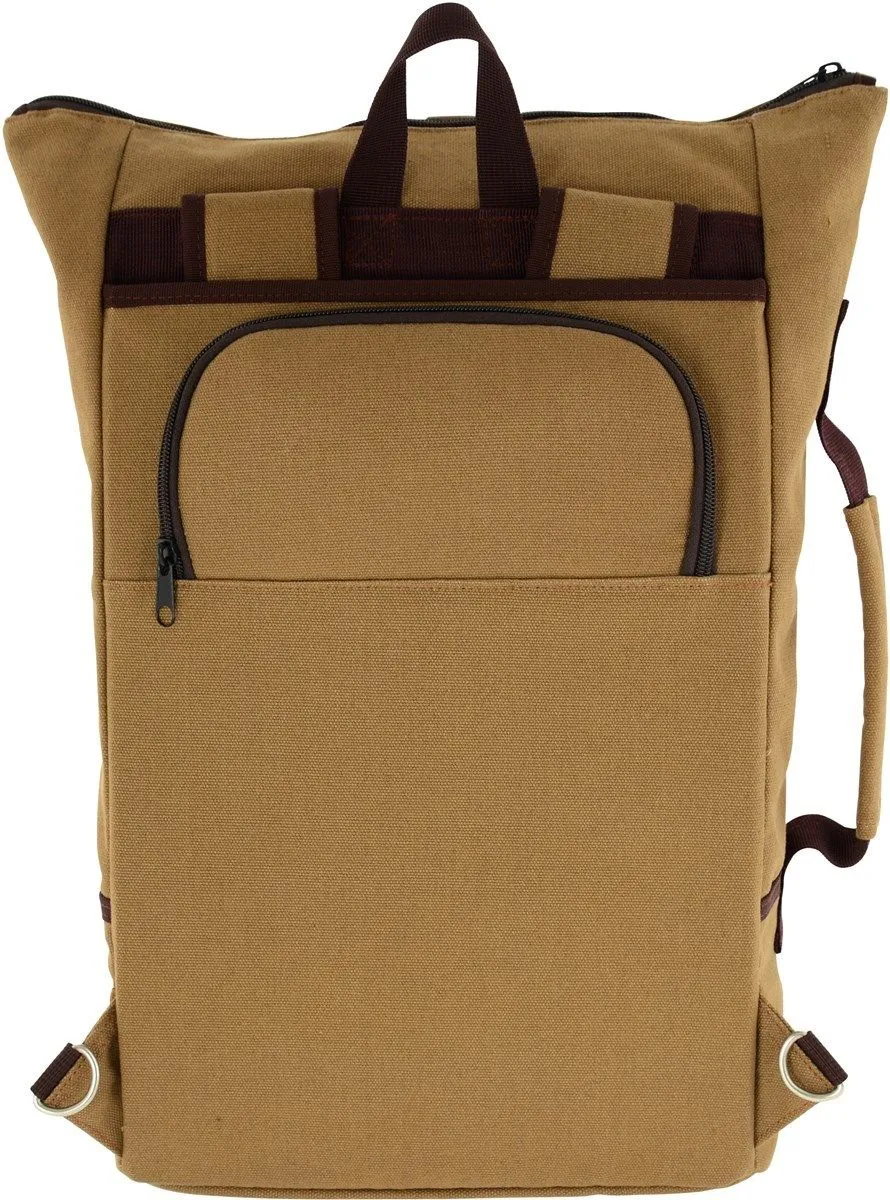 DAWES CANVAS MULTI FUNCTIONAL BIKE PANNIER BIKE,RUCKSACK,TRAVEL HOLDALL KHAKI