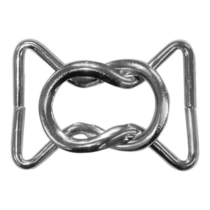 ELAN Wire Clasp - 25mm (1") - Silver -1 pcs