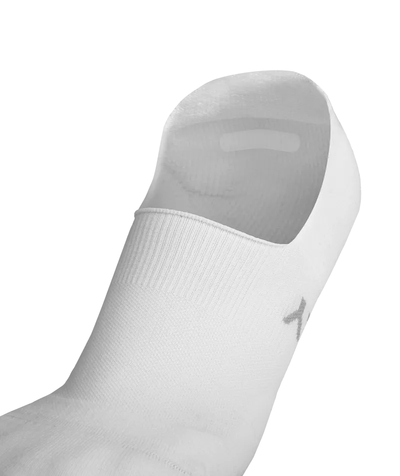 Flagship No Show Socks White 6-Pack