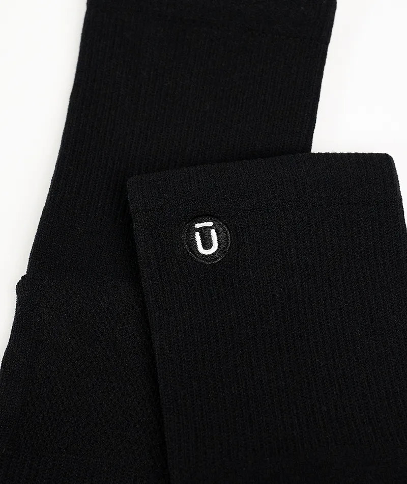 Flagship Quarter Socks Black 3-Pack