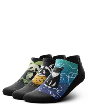 Fluffy Ankle Socks 3-Pack