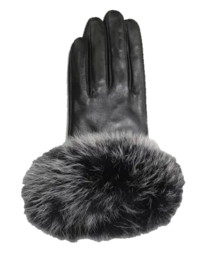 Fox Fur Trim Glove