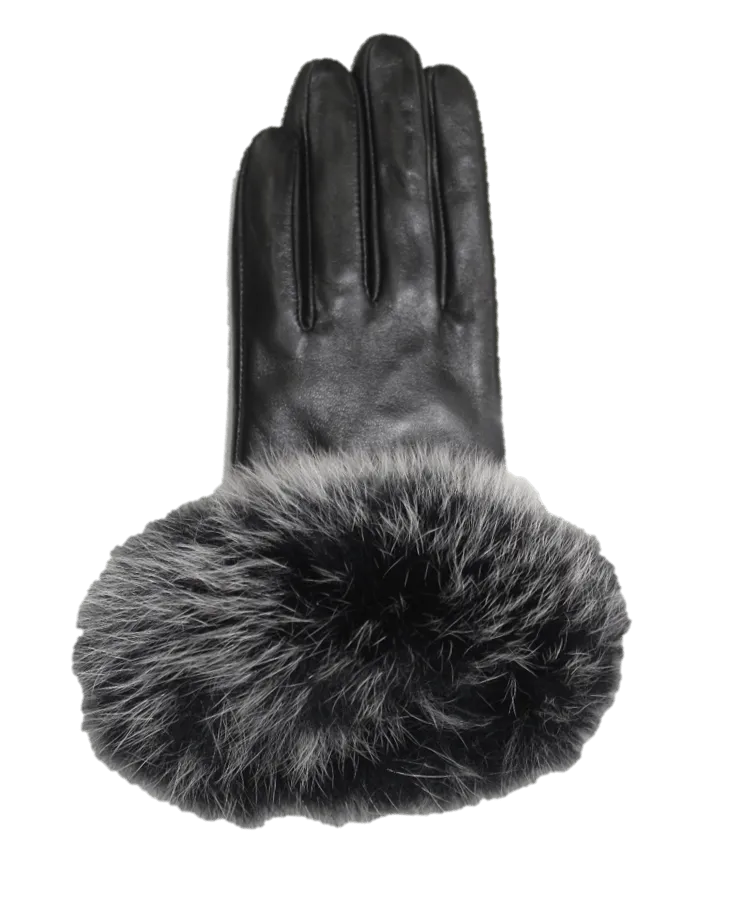 Fox Fur Trim Glove