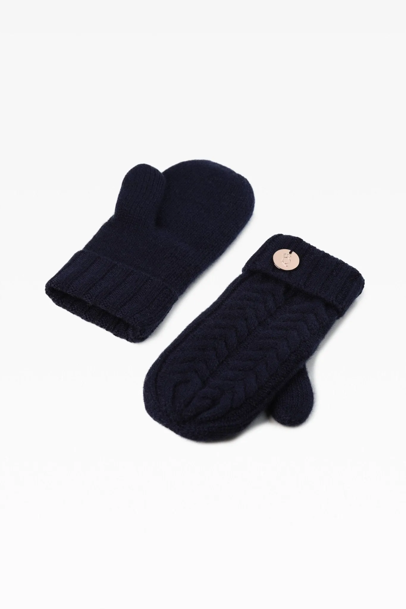 Georgie Cable Rib Mittens