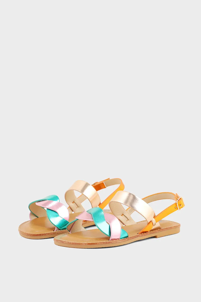 Girls Casual Sandal GQ1005-Champagne