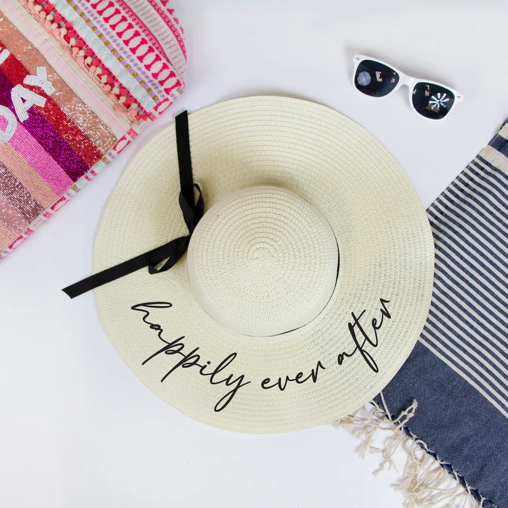 Happily Ever After Bridal Sun Hat