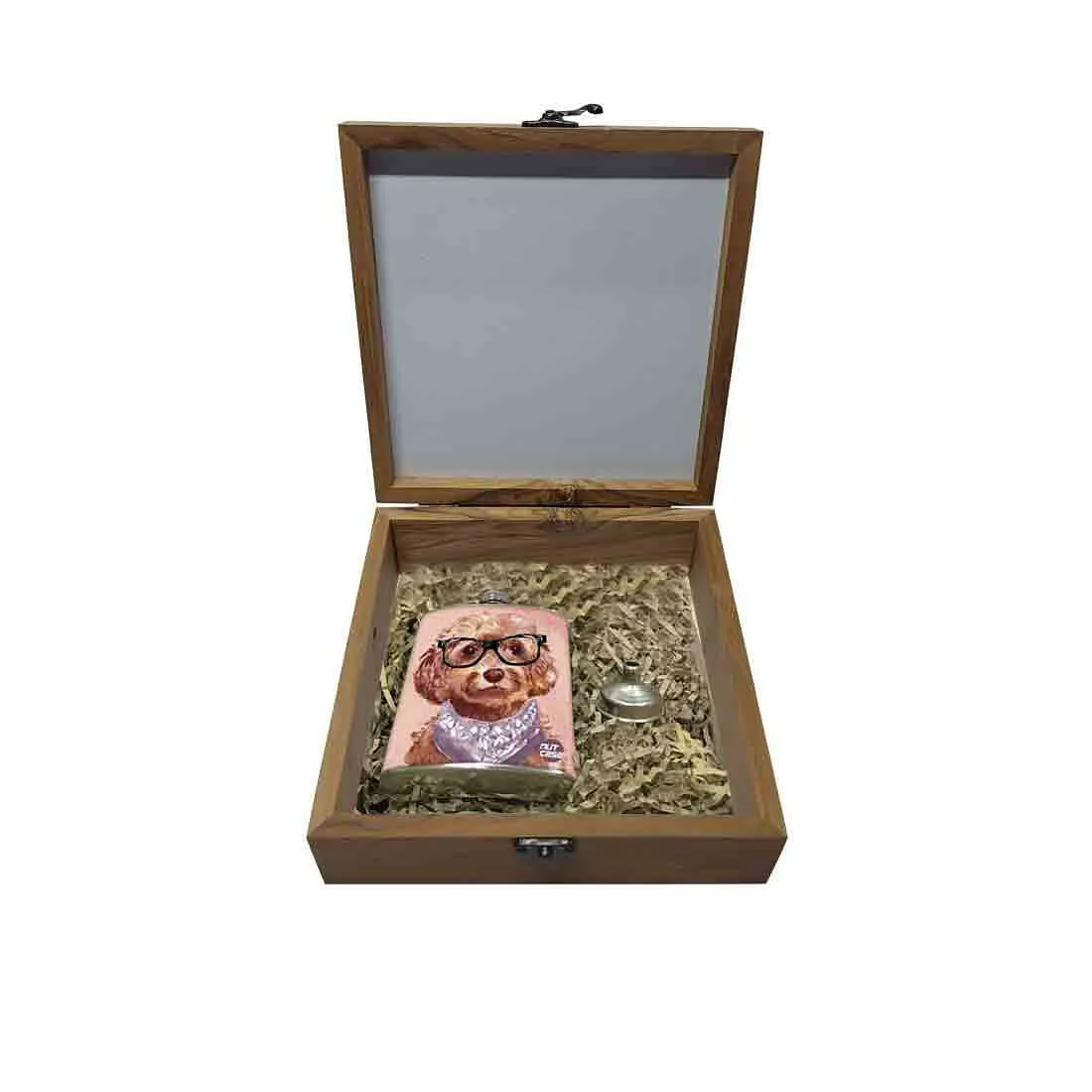 Hip Flask Gift Box -Cutie Paws