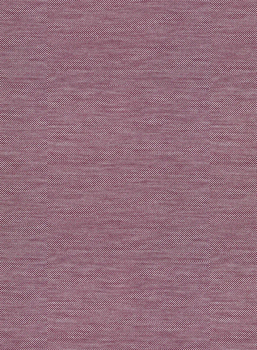 Italian Coral Purple Stretch Cotton Shirt