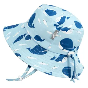 Jan & Jul Gro-With-Me Bucket Hats - Blue Whale