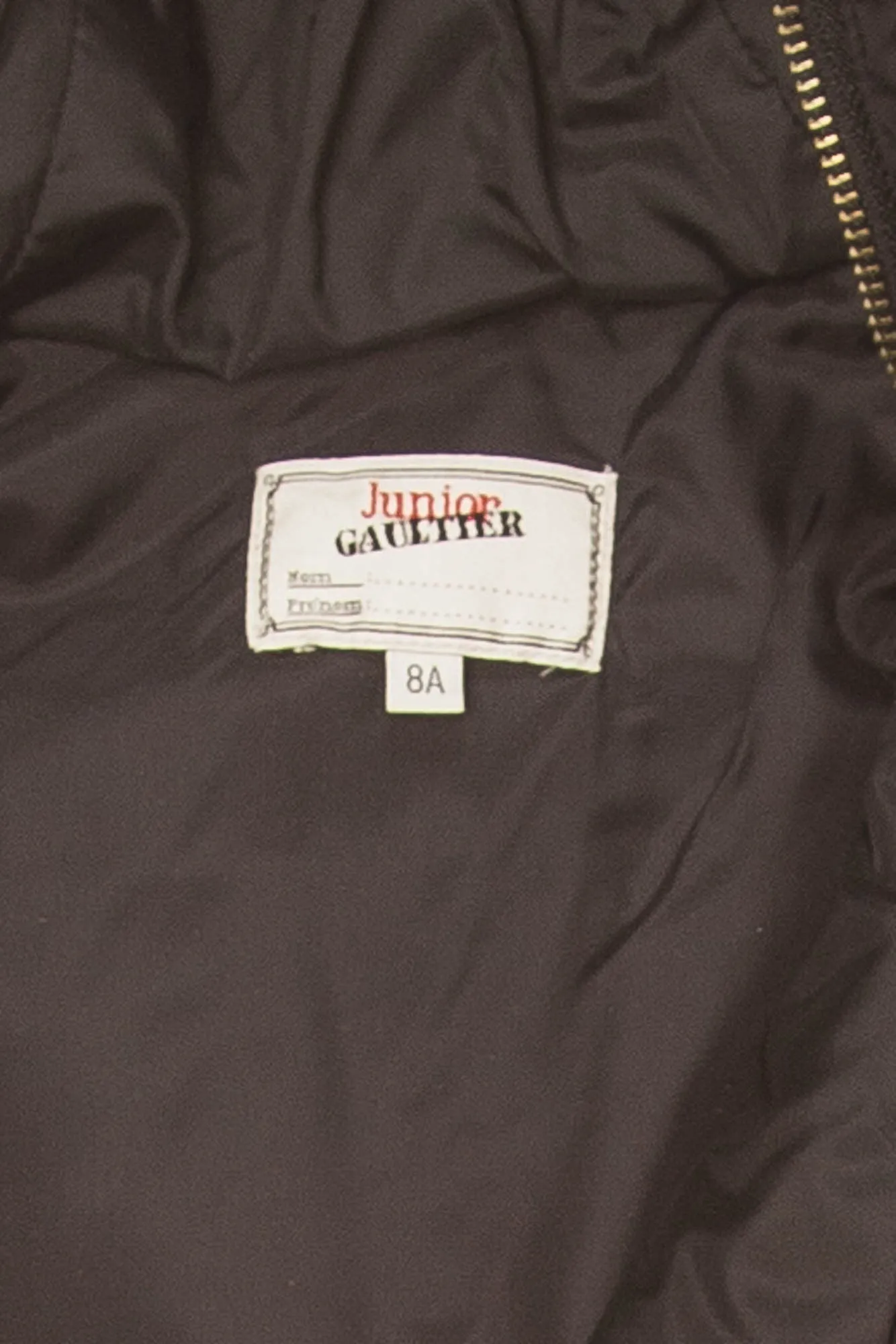 Junior Gaultier - Black Puffy Jacket - 8A