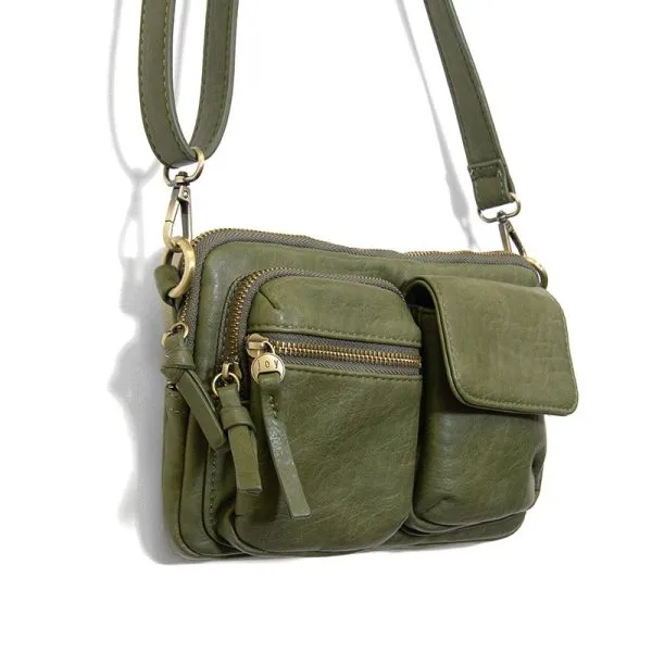 Kendra Cargo Pocket Sling / Crossbody Bag - L8185-03  -  Women  MOSS