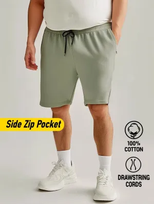 Lightweight Breathable Cotton Plus Size Shorts