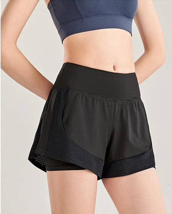 Low Waisted Breathable Active Shorts