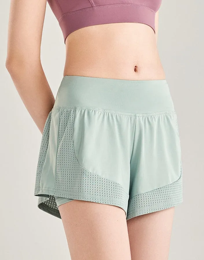 Low Waisted Breathable Active Shorts