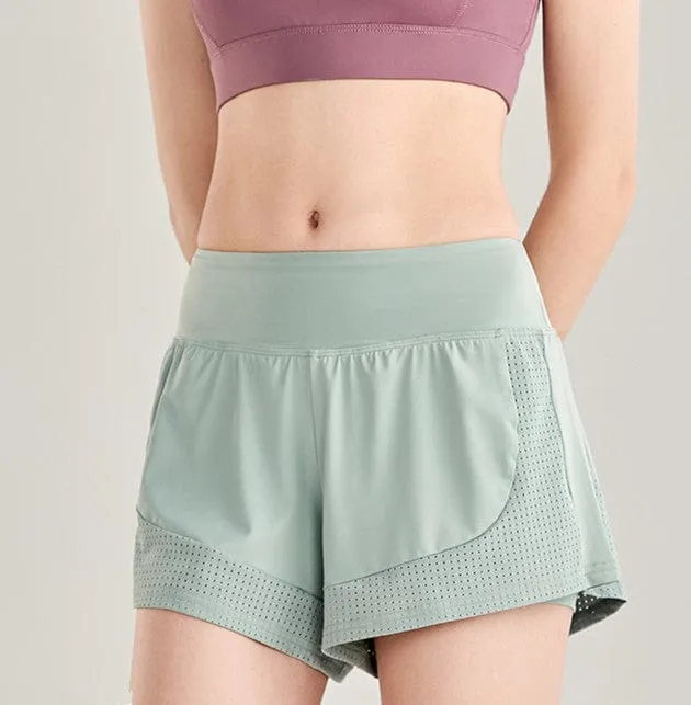 Low Waisted Breathable Active Shorts