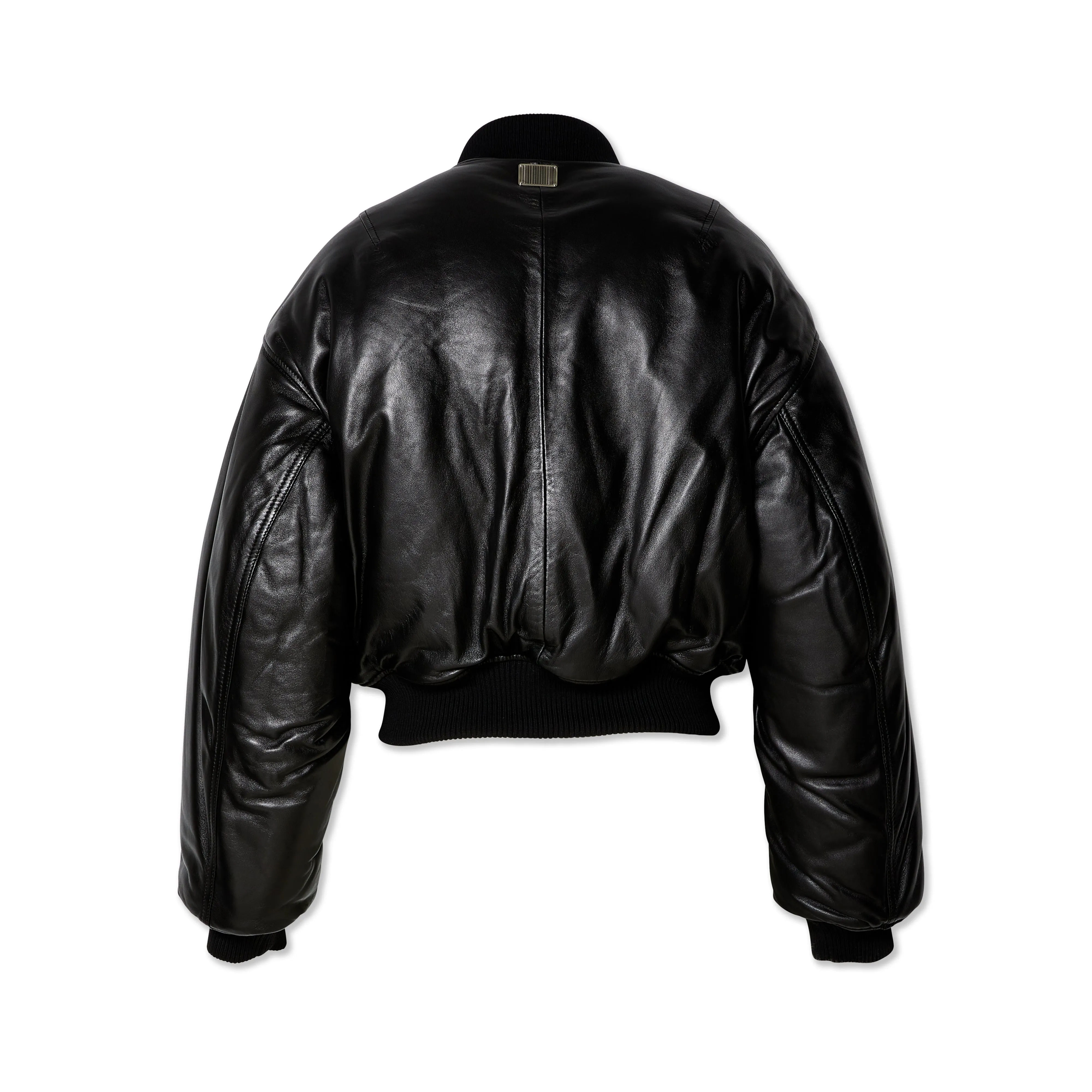 Marc Jacobs - Women's Puffy Leather Bomber - (Black)