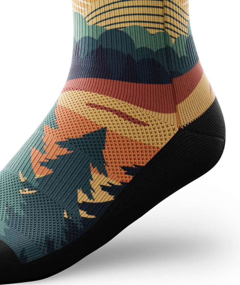 Meandering Crew Socks